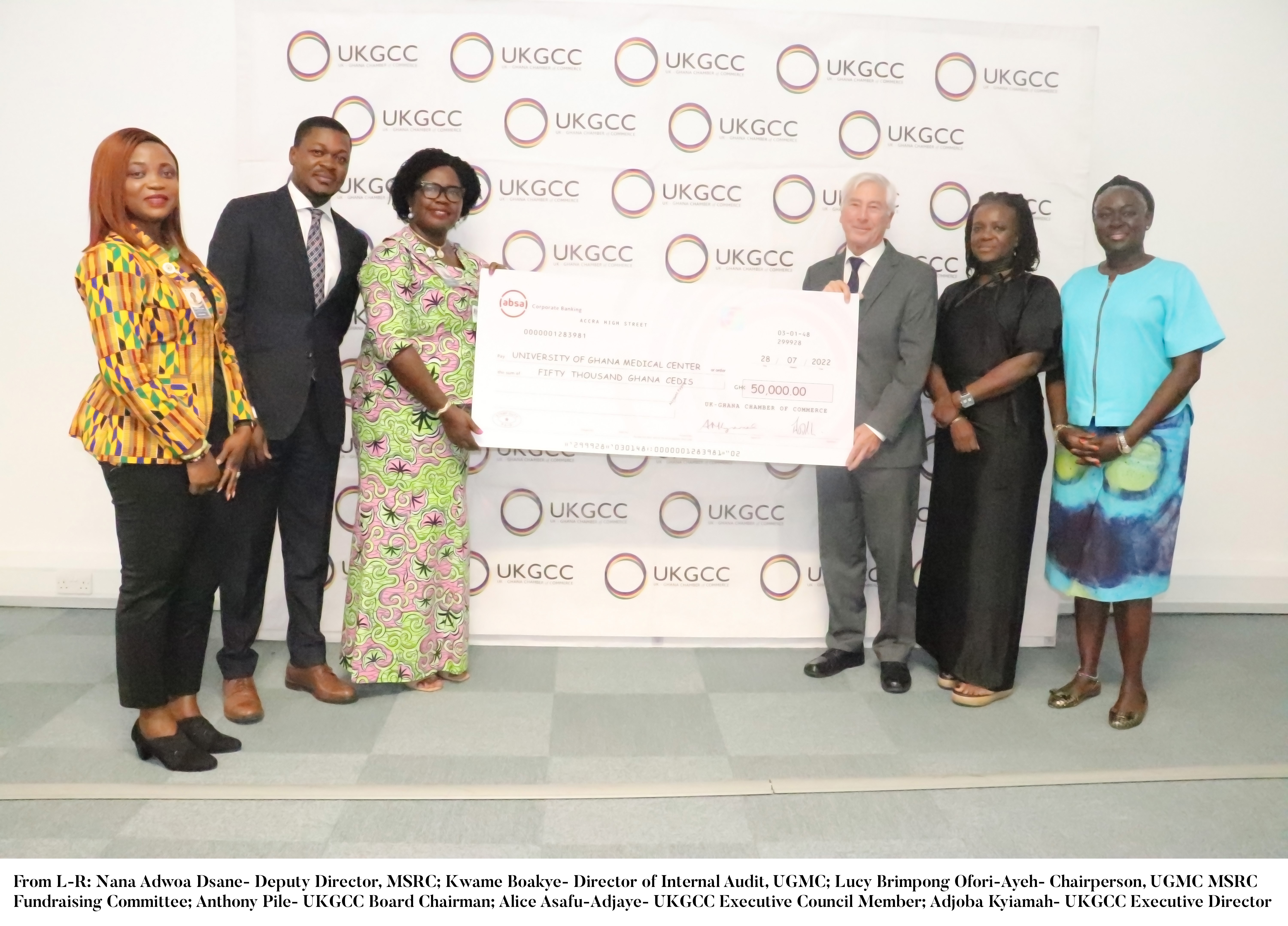 UK-Ghana Chamber supports UG Medical centre with GH¢50,000 